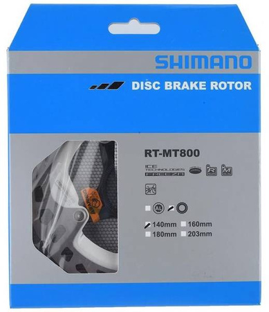 Tarcza Hamulca Shimano140mm Cent Lock RT-MT800 Ice-Tech Freeza